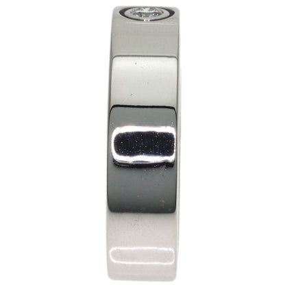 CARTIER Anniversary Diamond #52 Ring K18 White Gold Ladies [Used]