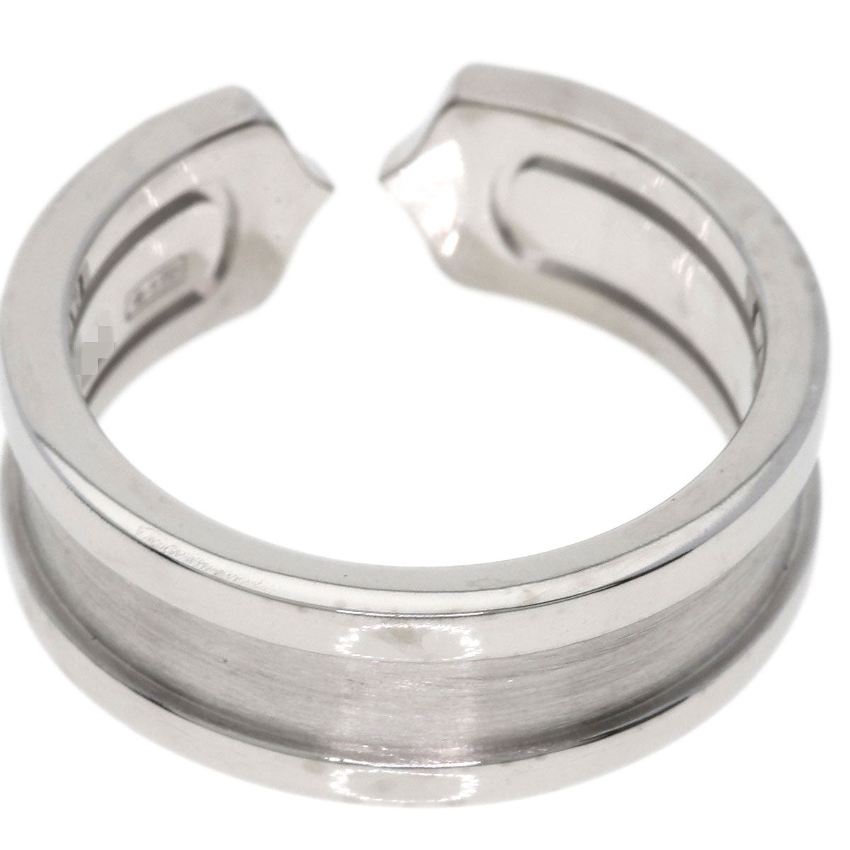 CARTIER C2 ring # 50 Ring K18 White Gold Ladies [Used]