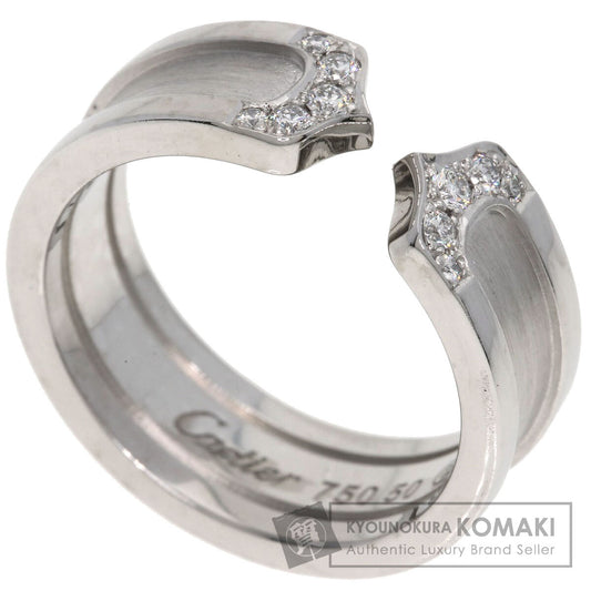 CARTIER C2 ring # 50 Ring K18 White Gold Ladies [Used]