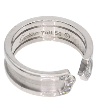 CARTIER C2 ring # 50 Ring K18 White Gold Ladies [Used]