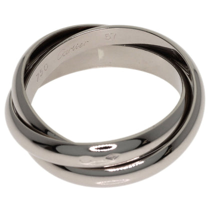 CARTIER Trinity #57 Ring K18 White Gold Ladies [Used]