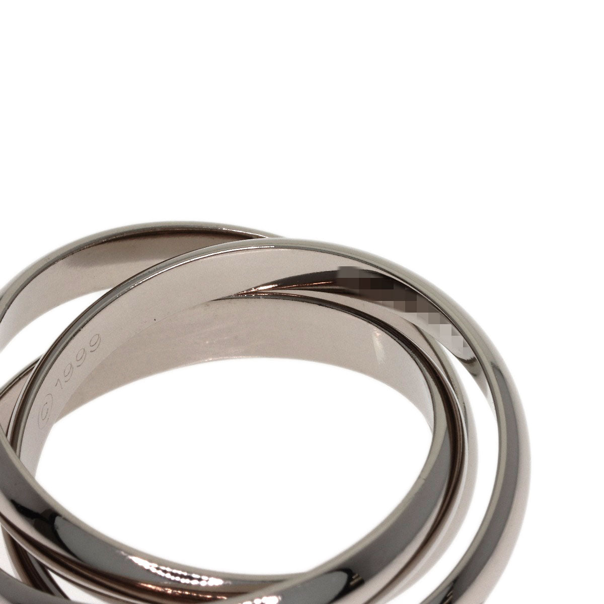 CARTIER Trinity #57 Ring K18 White Gold Ladies [Used]