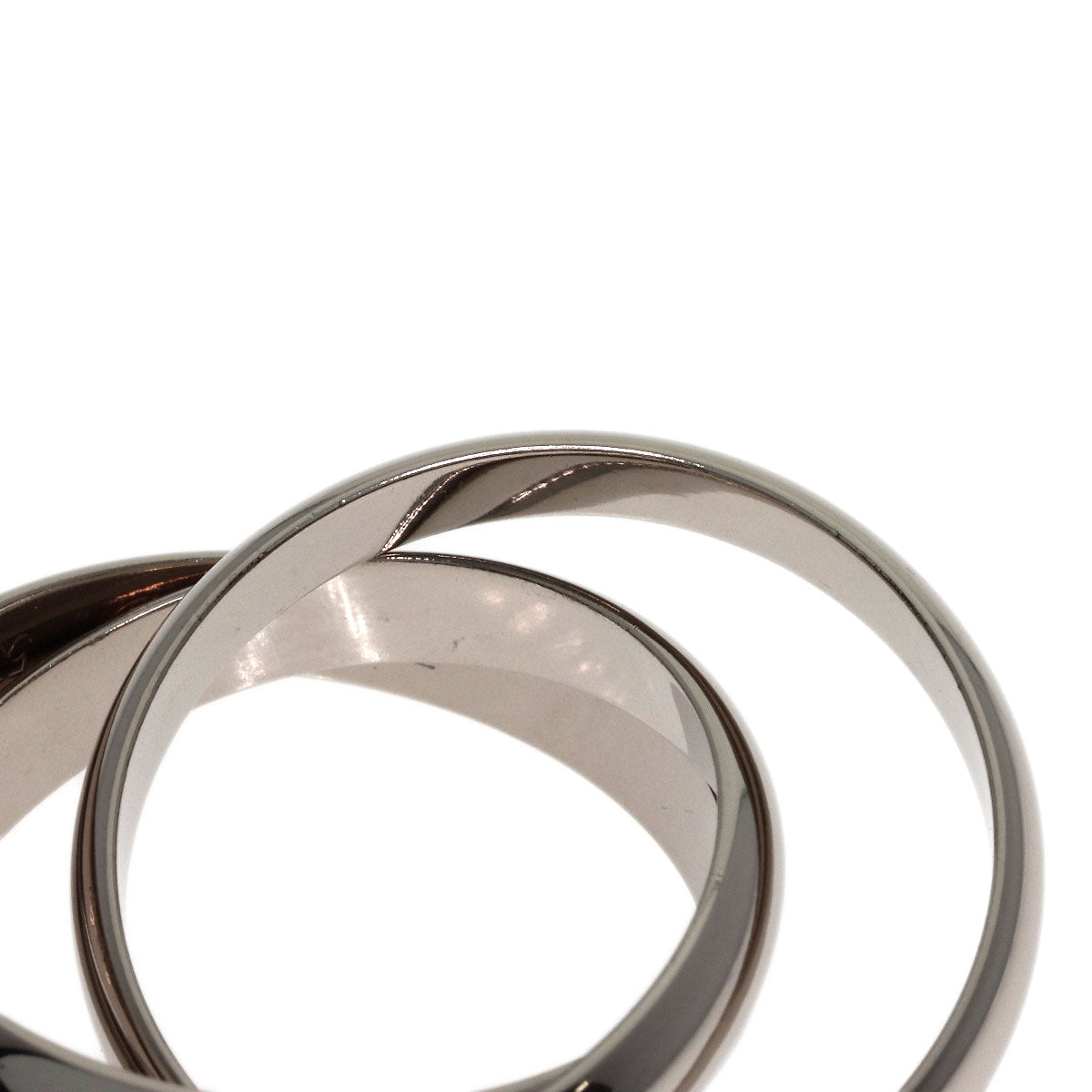 CARTIER Trinity #57 Ring K18 White Gold Ladies [Used]