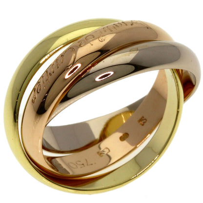 CARTIER Trinity #51 Ring K18 Yellow Gold K18 White GoldLadies [Used]