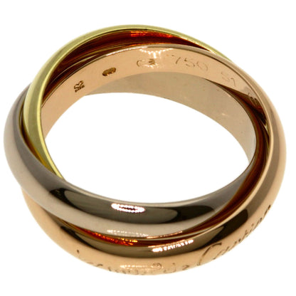 CARTIER Trinity #51 Ring K18 Yellow Gold K18 White GoldLadies [Used]