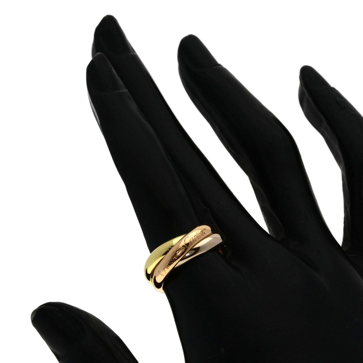 CARTIER Trinity #51 Ring K18 Yellow Gold K18 White GoldLadies [Used]