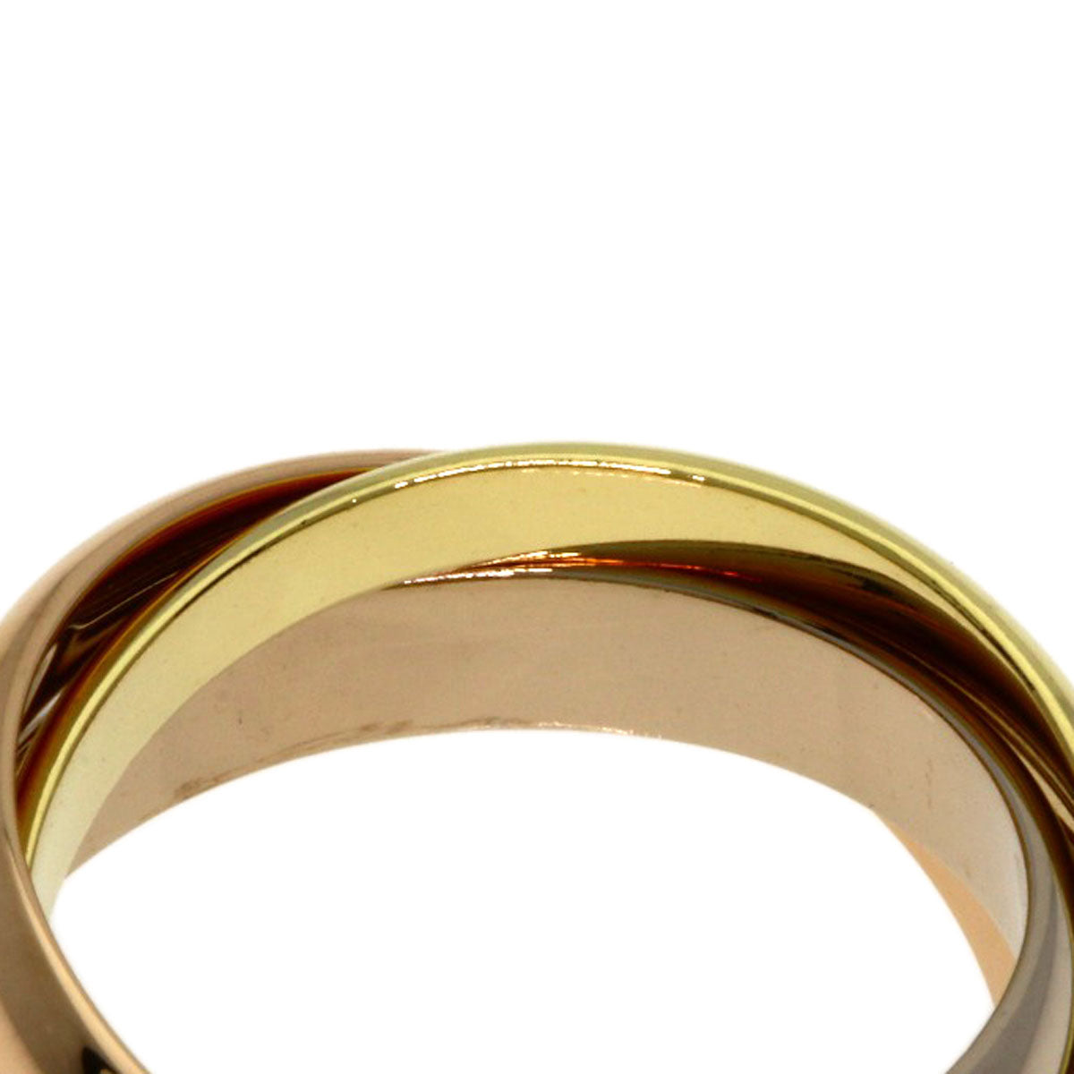 CARTIER Trinity #51 Ring K18 Yellow Gold K18 White GoldLadies [Used]