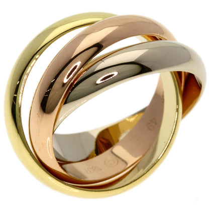 CARTIER Trinity #49 Ring K18 Yellow Gold 18K Pink GoldLadies [Used]