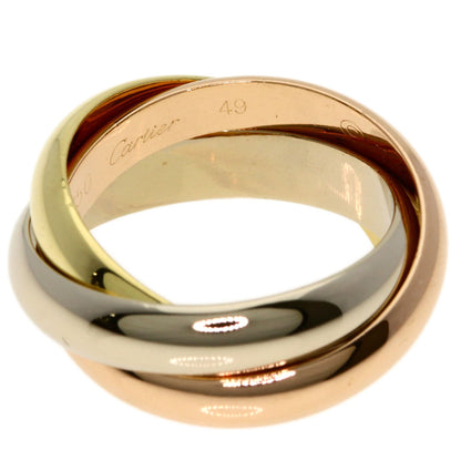 CARTIER Trinity #49 Ring K18 Yellow Gold 18K Pink GoldLadies [Used]
