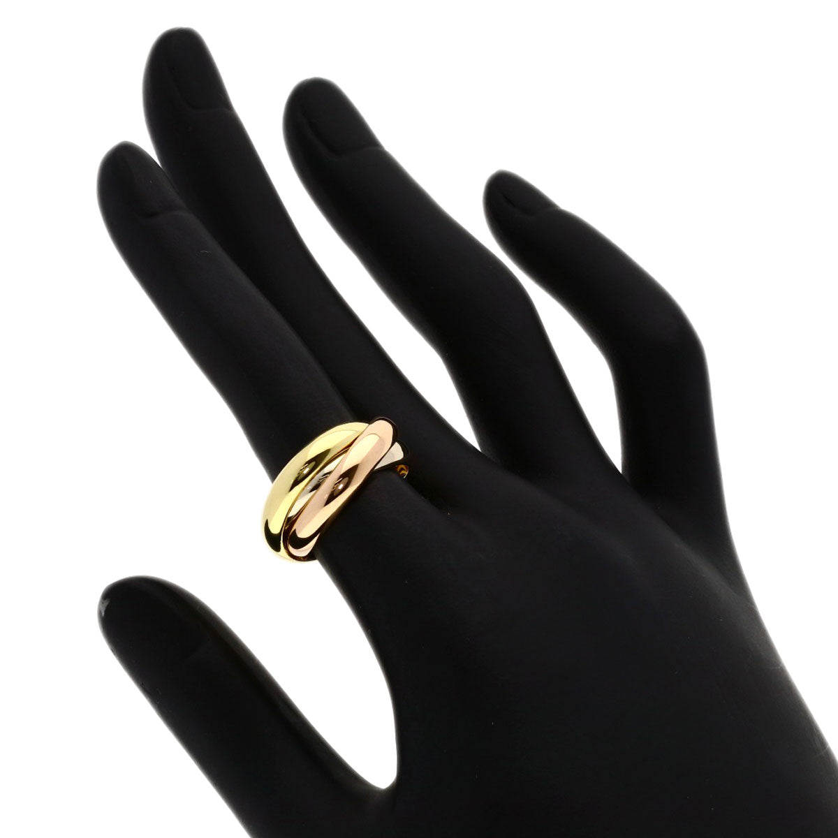 CARTIER Trinity #49 Ring K18 Yellow Gold 18K Pink GoldLadies [Used]