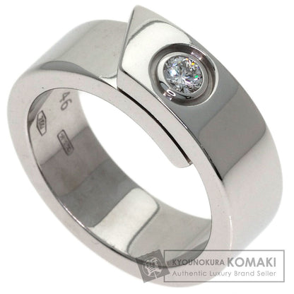 CARTIER Anniversary Diamond #46 Ring K18 White Gold Ladies [Used]