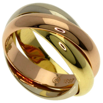 CARTIER Trinity MM #48 Ring K18 Yellow Gold K18 White GoldLadies [Used]