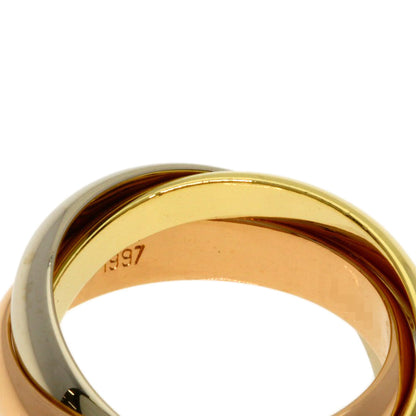CARTIER Trinity MM #48 Ring K18 Yellow Gold K18 White GoldLadies [Used]