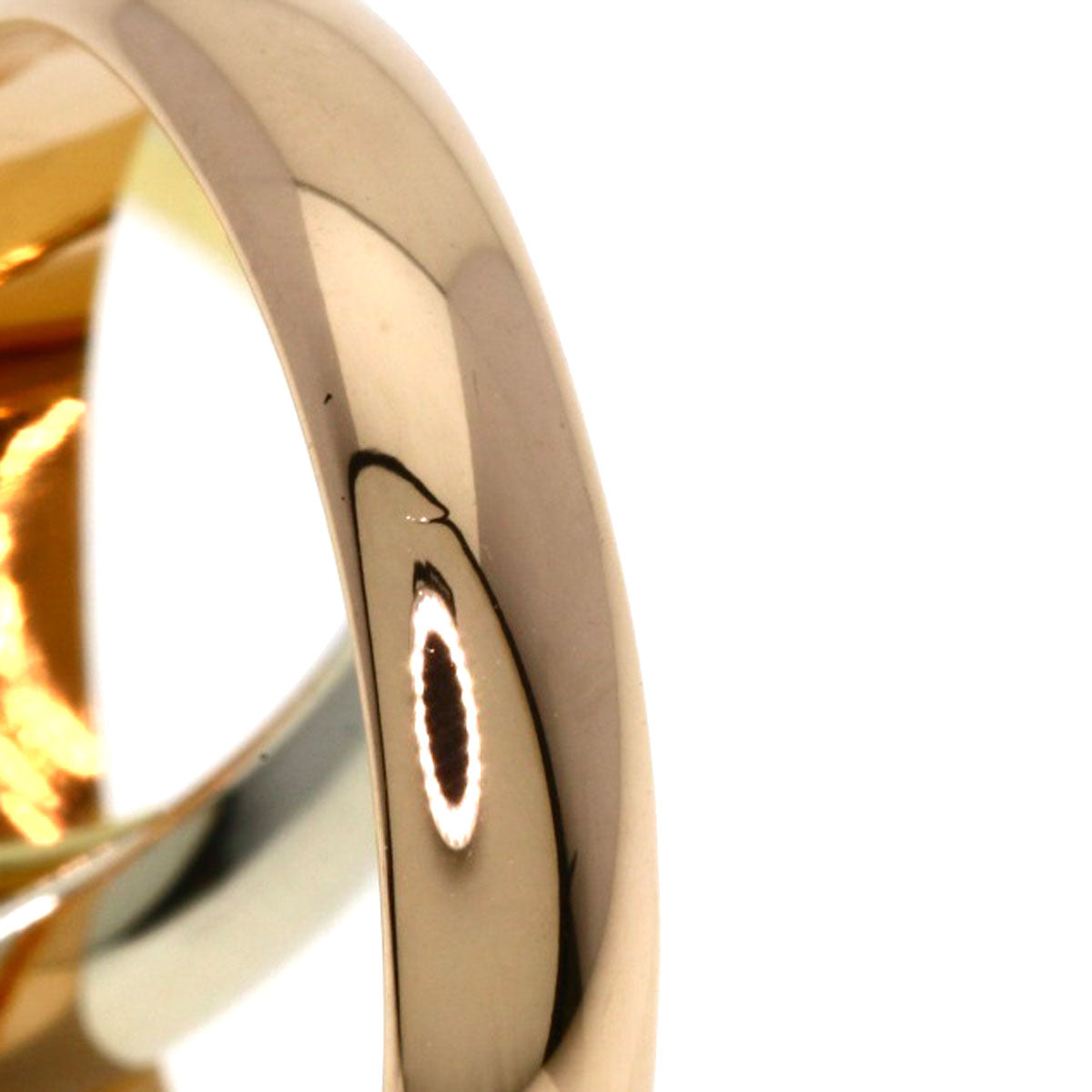 CARTIER Trinity #48 Ring K18 Yellow Gold 18K Pink GoldLadies [Used]