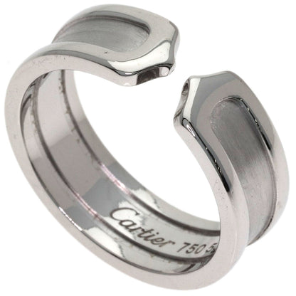 CARTIER C2 Ring SM #53 Ring K18 White Gold Ladies [Used]