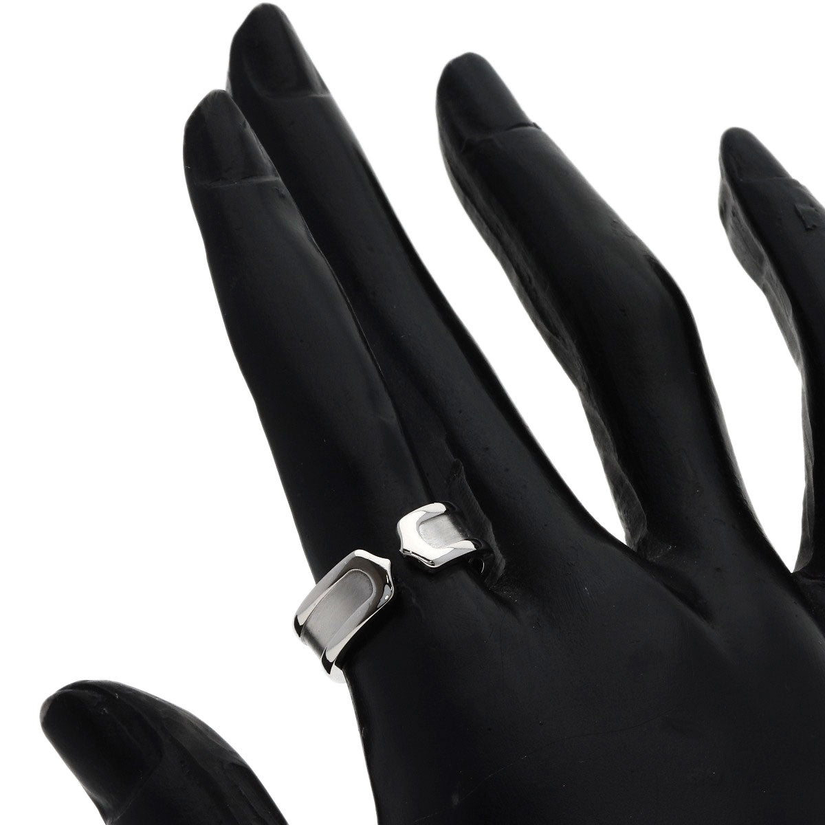 CARTIER C2 Ring SM #53 Ring K18 White Gold Ladies [Used]