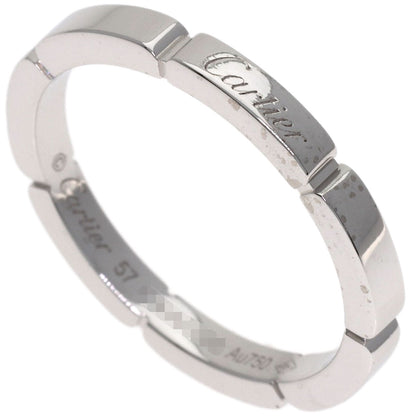 CARTIER Lanier # 57 Ring K18 White Gold Ladies [Used]