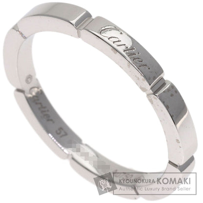 CARTIER Lanier # 57 Ring K18 White Gold Ladies [Used]