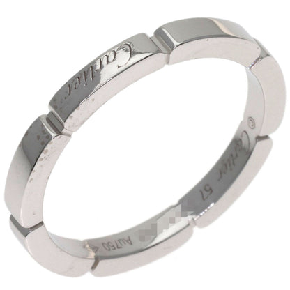CARTIER Lanier # 57 Ring K18 White Gold Ladies [Used]
