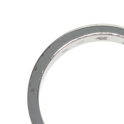CARTIER mini love ring 1P Diamond #46 Ring K18 White Gold Ladies [Used]