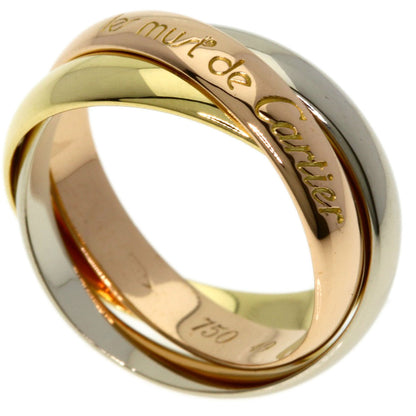 CARTIER Trinity #49 Ring K18 Yellow Gold 18K Pink GoldLadies [Used]