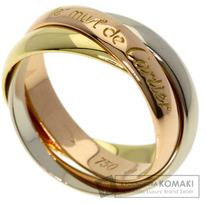 CARTIER Trinity #49 Ring K18 Yellow Gold 18K Pink GoldLadies [Used]