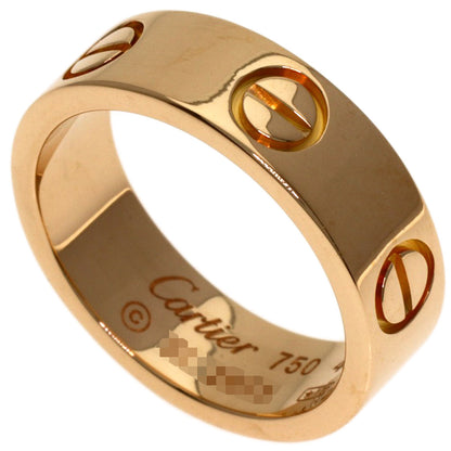 CARTIER love ring #49 Ring K18 Pink Gold Ladies [Used]