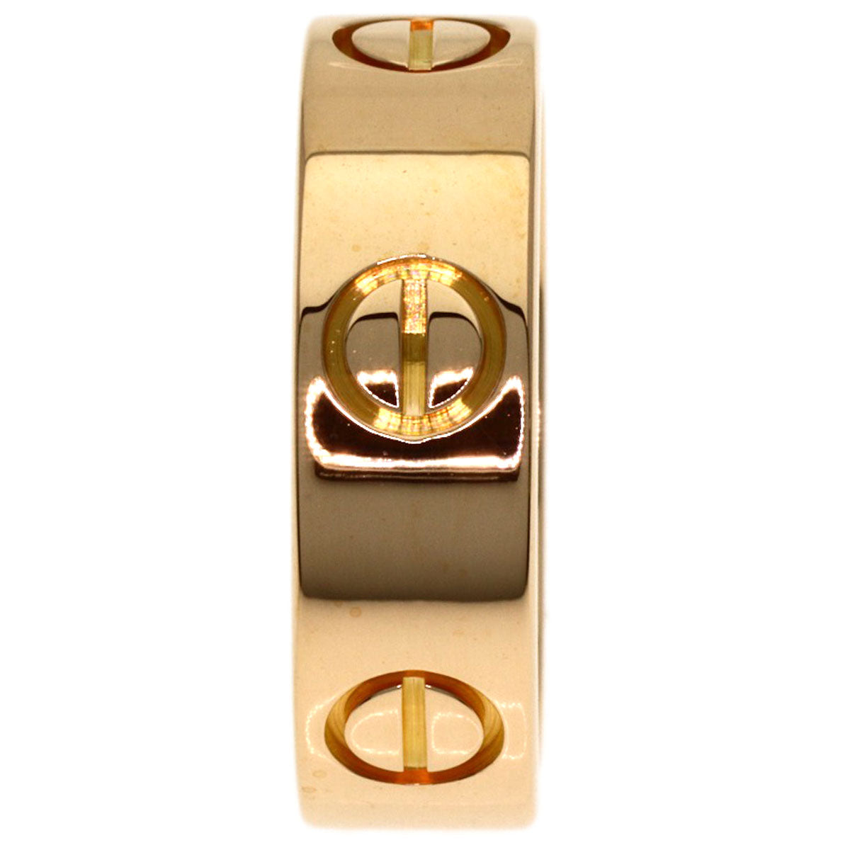 CARTIER love ring #49 Ring K18 Pink Gold Ladies [Used]