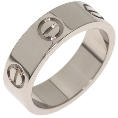CARTIER love ring #49 Ring K18 White Gold Ladies [Used]
