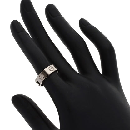 CARTIER love ring #49 Ring K18 White Gold Ladies [Used]