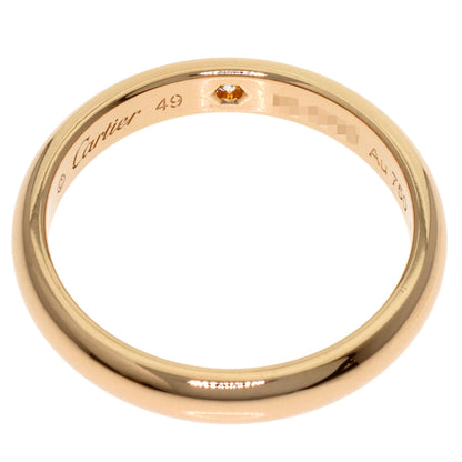 CARTIER 1895 Wedding Diamond #49 Ring K18 Pink Gold Ladies [Used]