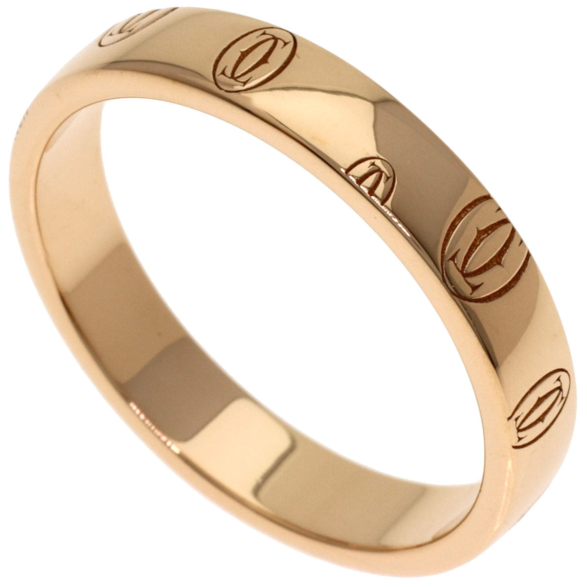 CARTIER Happy Birthday #59 Ring K18 Pink Gold Ladies [Used]