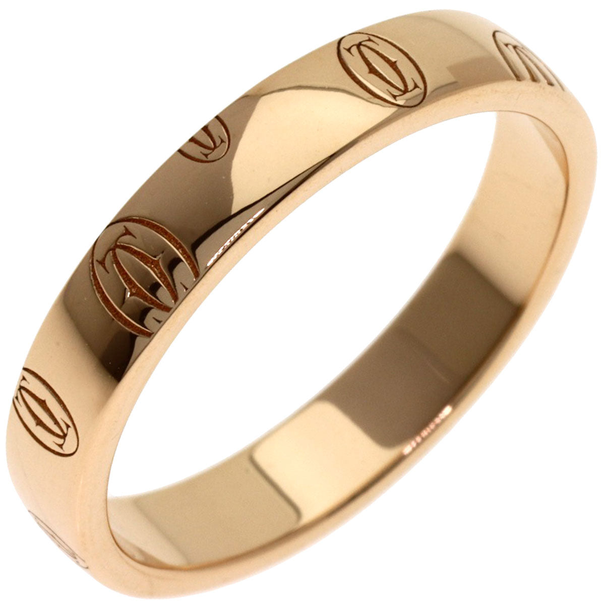 CARTIER Happy Birthday #59 Ring K18 Pink Gold Ladies [Used]