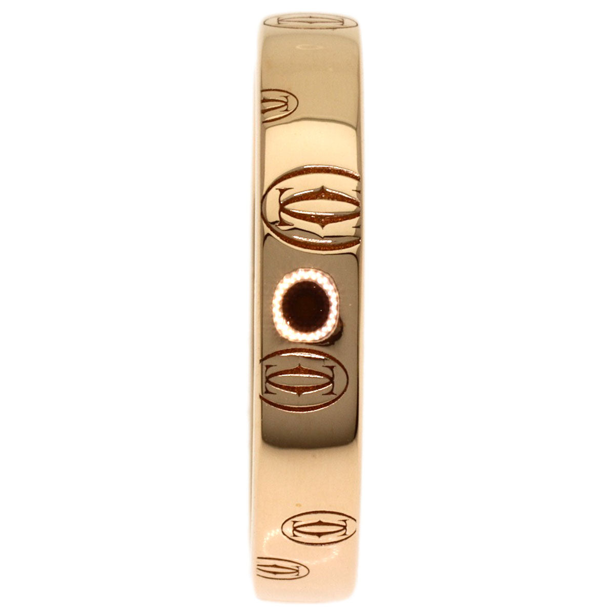 CARTIER Happy Birthday #59 Ring K18 Pink Gold Ladies [Used]