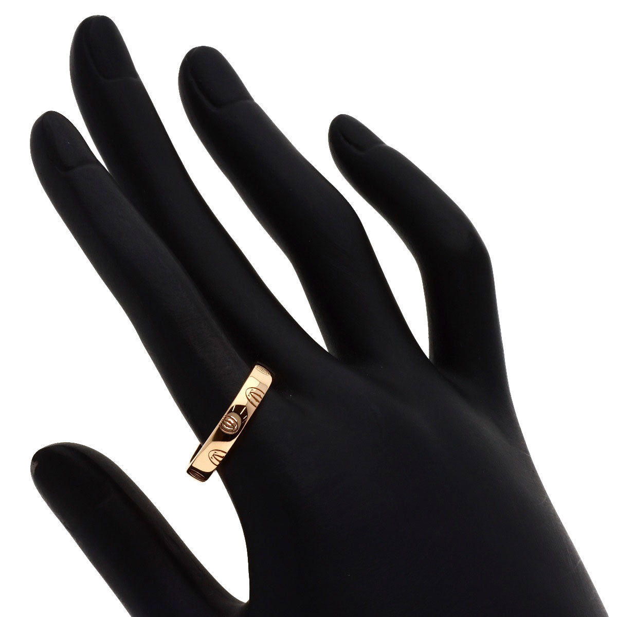 CARTIER Happy Birthday #59 Ring K18 Pink Gold Ladies [Used]