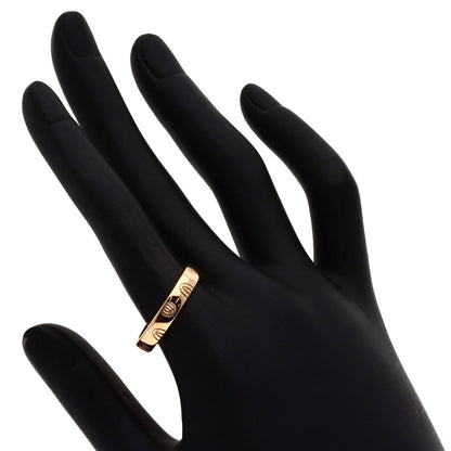CARTIER Happy Birthday #59 Ring K18 Pink Gold Ladies [Used]
