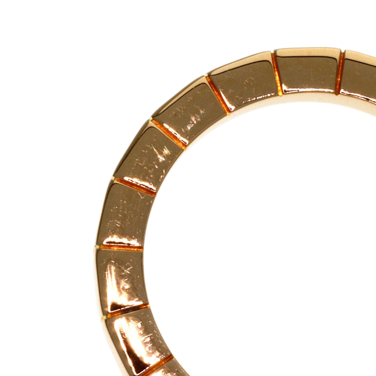CARTIER Lanier # 47 Ring K18 Pink Gold Ladies [Used]