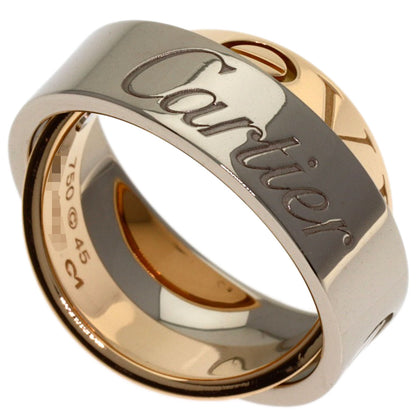 CARTIER Secret Love #45 Ring K18 White Gold 18K Pink GoldLadies [Used]