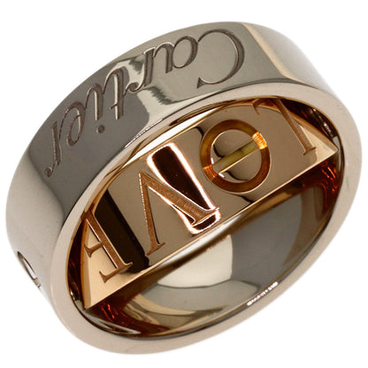 CARTIER Secret Love #45 Ring K18 White Gold 18K Pink GoldLadies [Used]