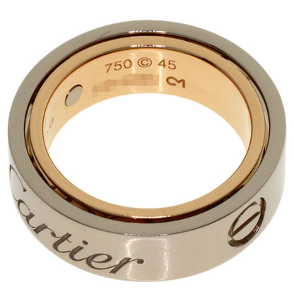 CARTIER Secret Love #45 Ring K18 White Gold 18K Pink GoldLadies [Used]