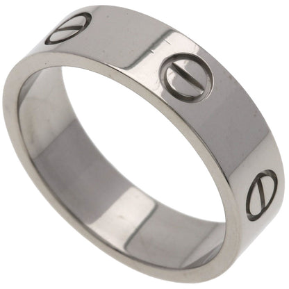 CARTIER love ring #61 Ring K18 White Gold mens [Used]