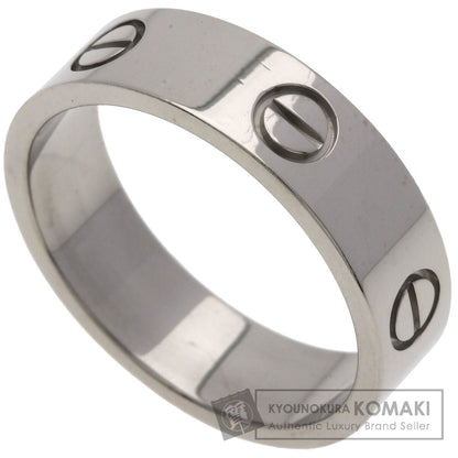 CARTIER love ring #61 Ring K18 White Gold mens [Used]