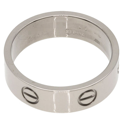 CARTIER love ring #61 Ring K18 White Gold mens [Used]
