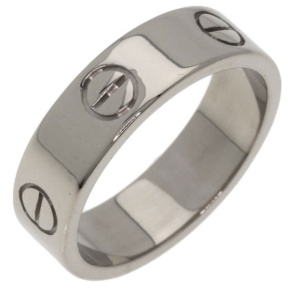 CARTIER love ring #55 Ring K18 White Gold Ladies [Used]