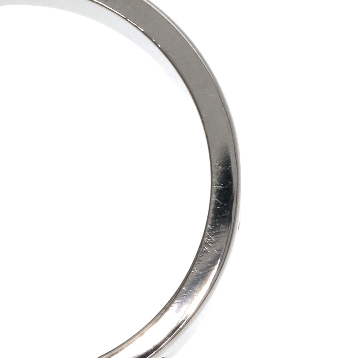 CARTIER love ring #55 Ring K18 White Gold Ladies [Used]