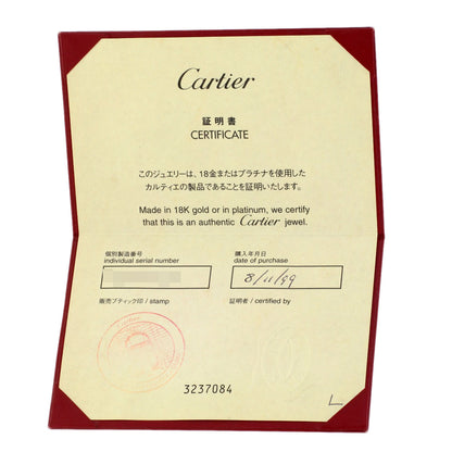 CARTIER love ring #55 Ring K18 White Gold Ladies [Used]