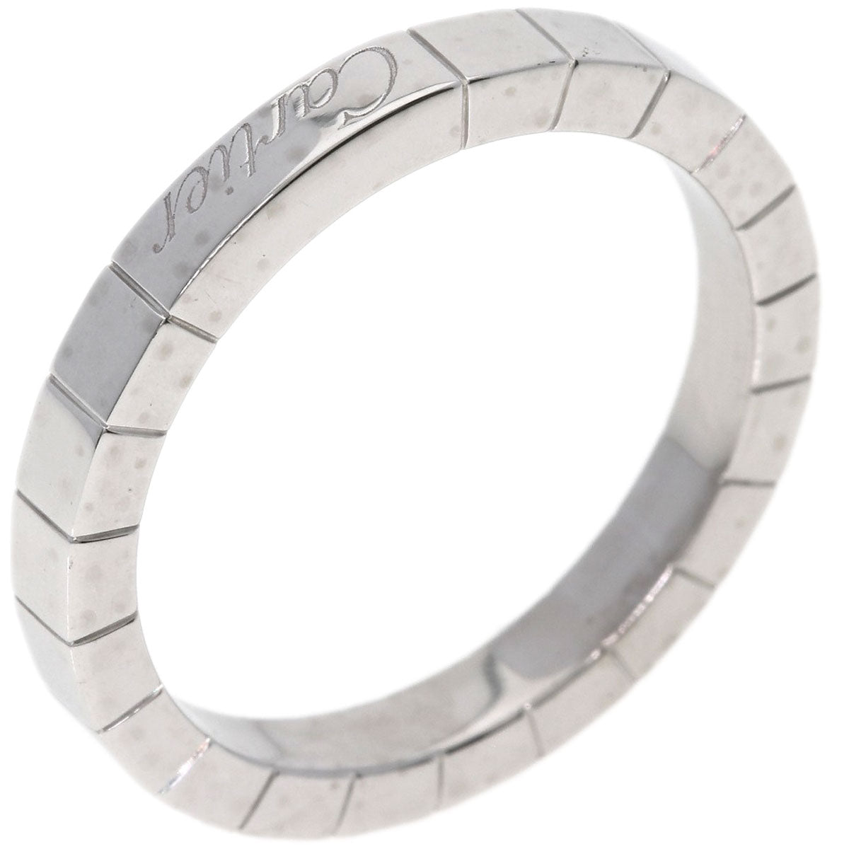 CARTIER Lanier # 58 Ring K18 White Gold Ladies [Used]
