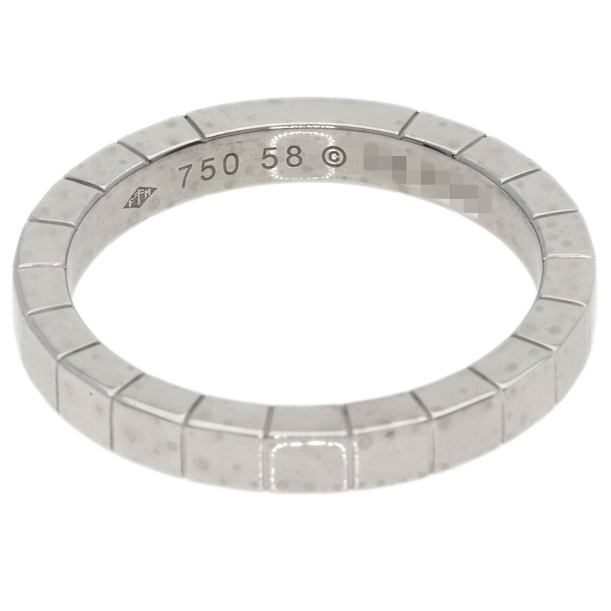 CARTIER Lanier # 58 Ring K18 White Gold Ladies [Used]