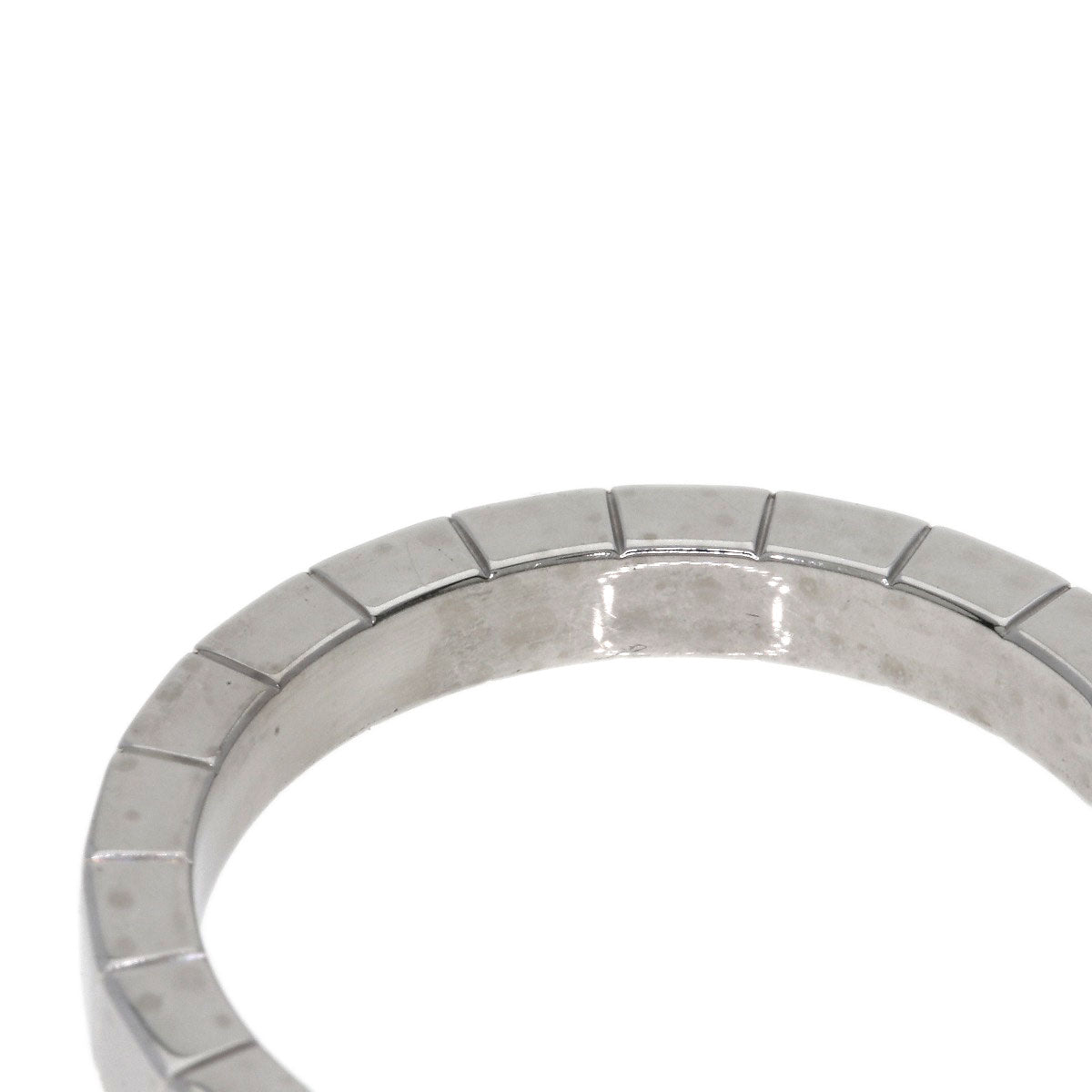 CARTIER Lanier # 58 Ring K18 White Gold Ladies [Used]