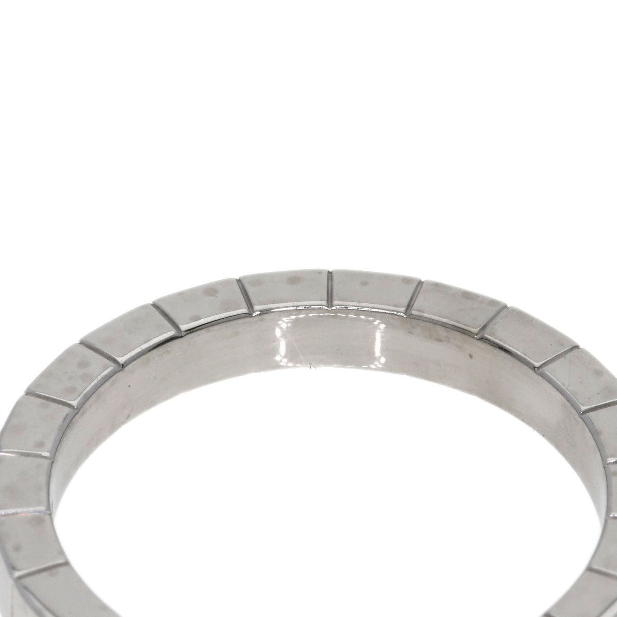 CARTIER Lanier # 58 Ring K18 White Gold Ladies [Used]
